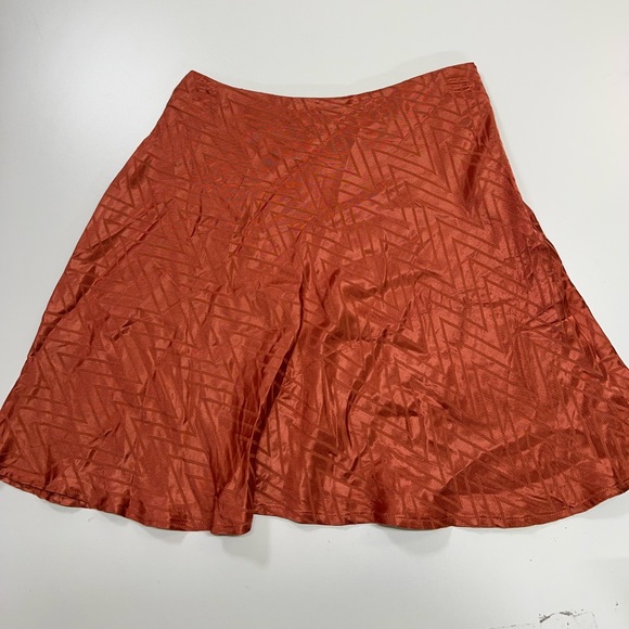 ASTR The Label Venus Mini Slip Skirt Size Small REVOLVE Rust Color NEW - Picture 10 of 11